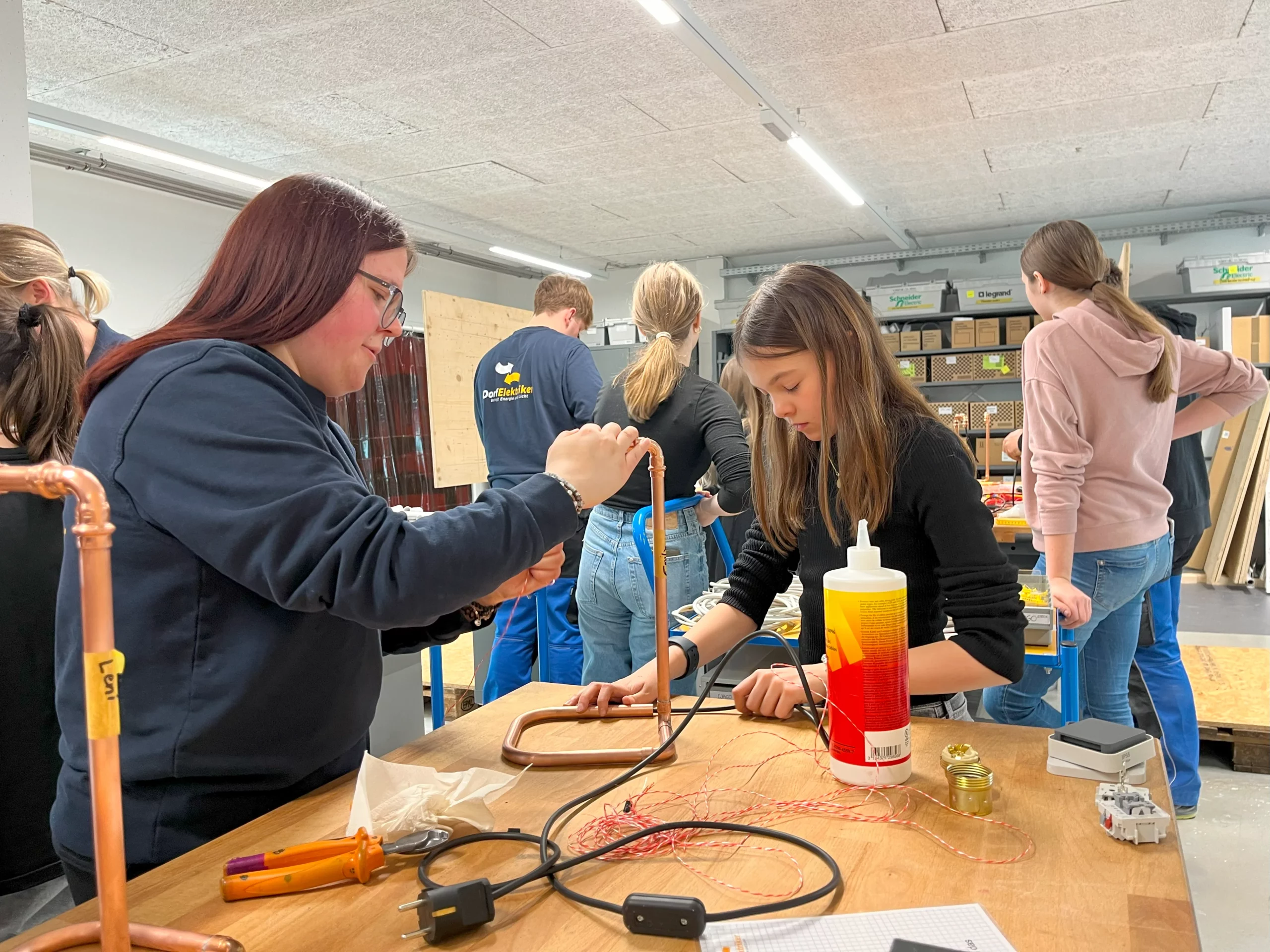 Girls Day beim Dorfelektriker