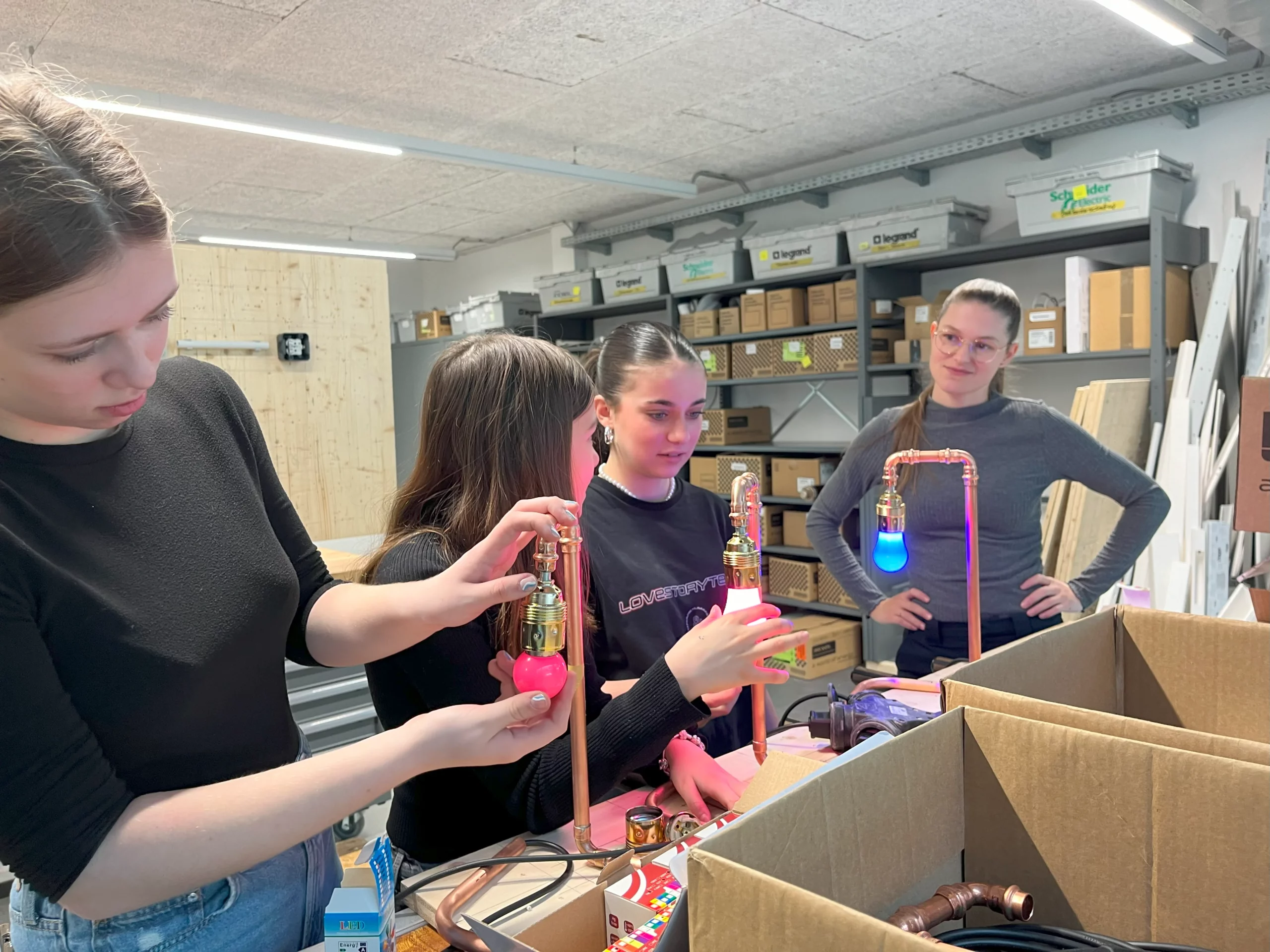 Einblicke in die Lehre Elektrotechnik. Schnuppern Elektrotechnik