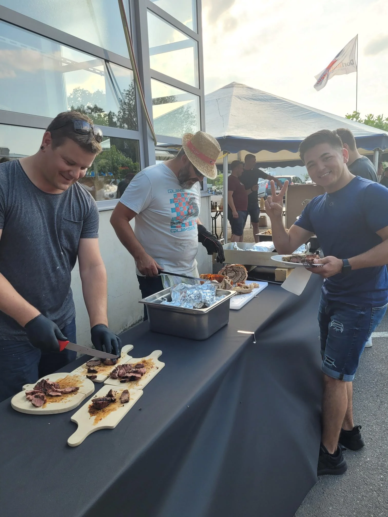 Abbas beim Sommerfest