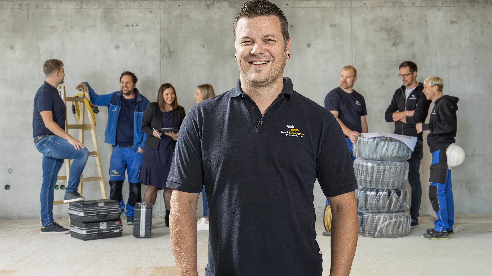Andre Helfer, Teamleiter Hausbau/Service beim Dorfelektriker