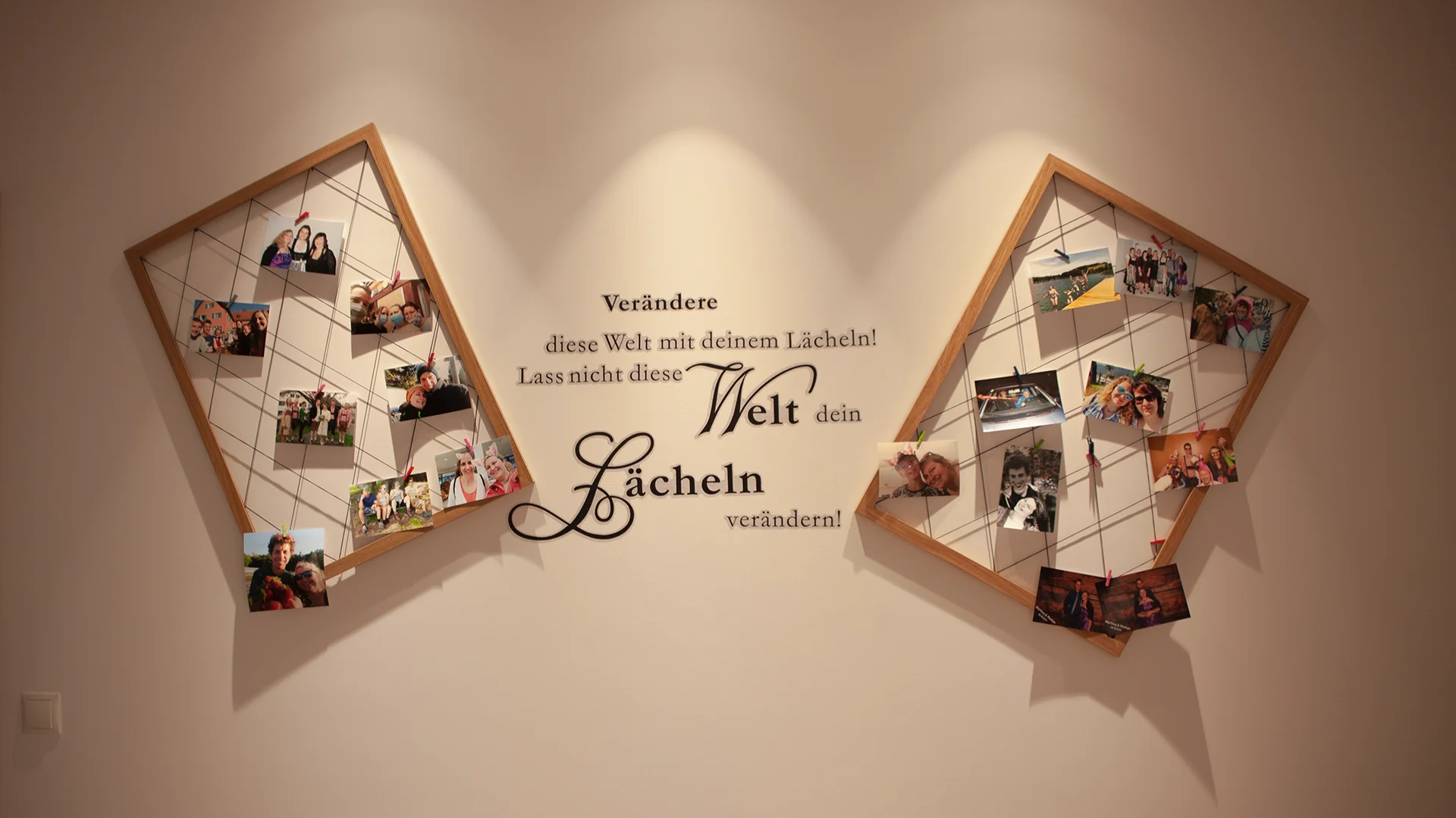 Beleuchtung im Eingangsbereich Biohof Breuß