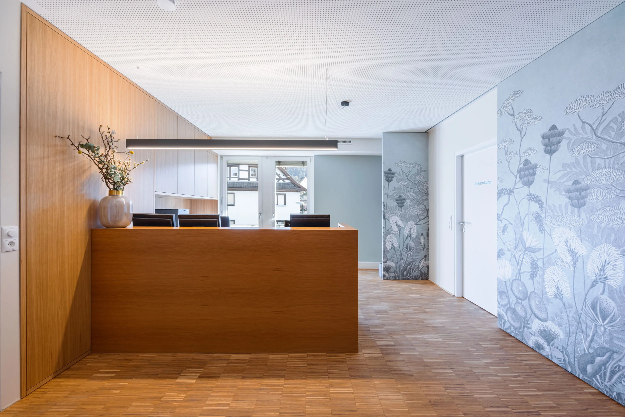 Praxis Ordination Lichtkonzept, Beleuchtung in Arztpraxis