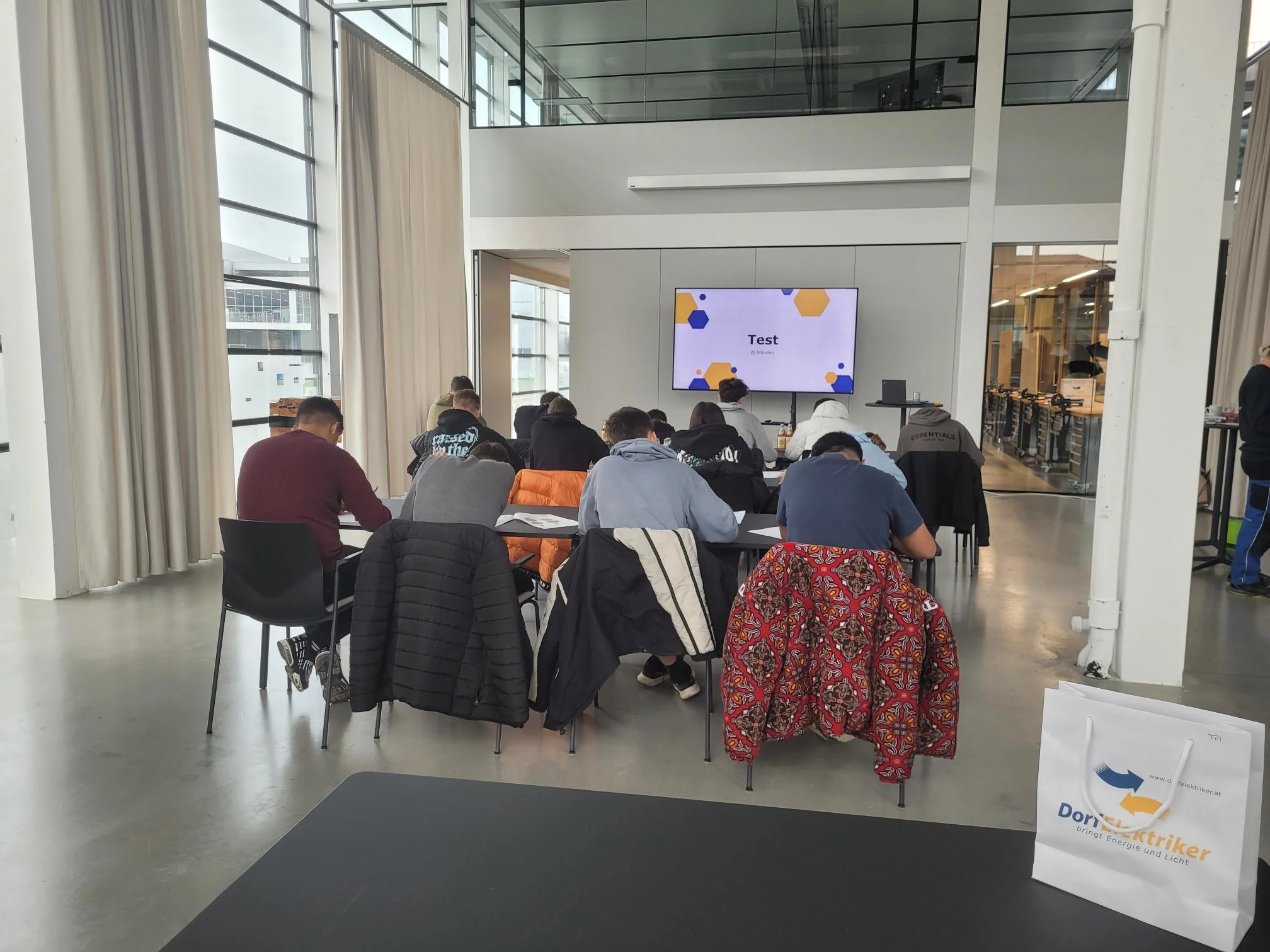 Assessment Center mit neuen Lehrlingen