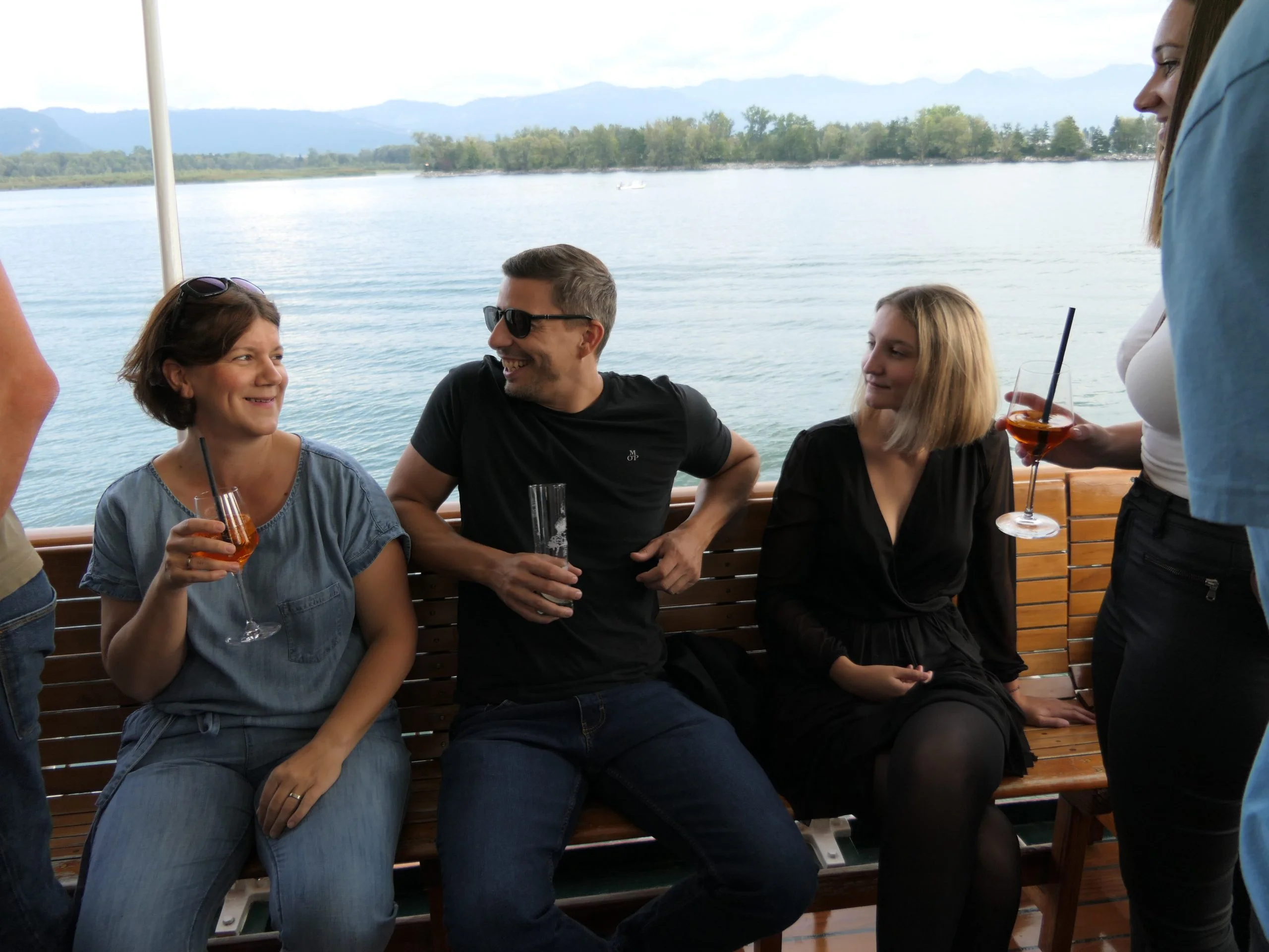 Jubiläumsauflug auf der Hohentwiel, Claudia Ströhle, Christian Brunner und Hannah Wallner