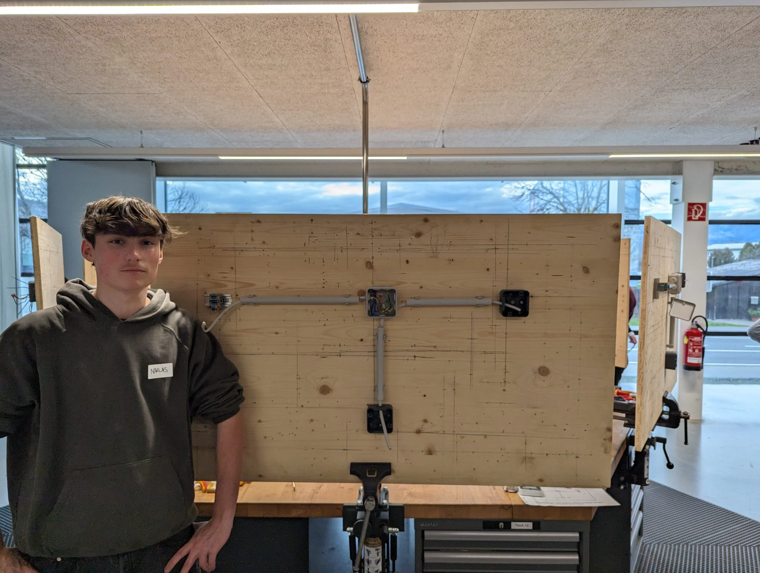 Schüler zu Besuch in der Lernwerkstatt im Glashaus Götzis