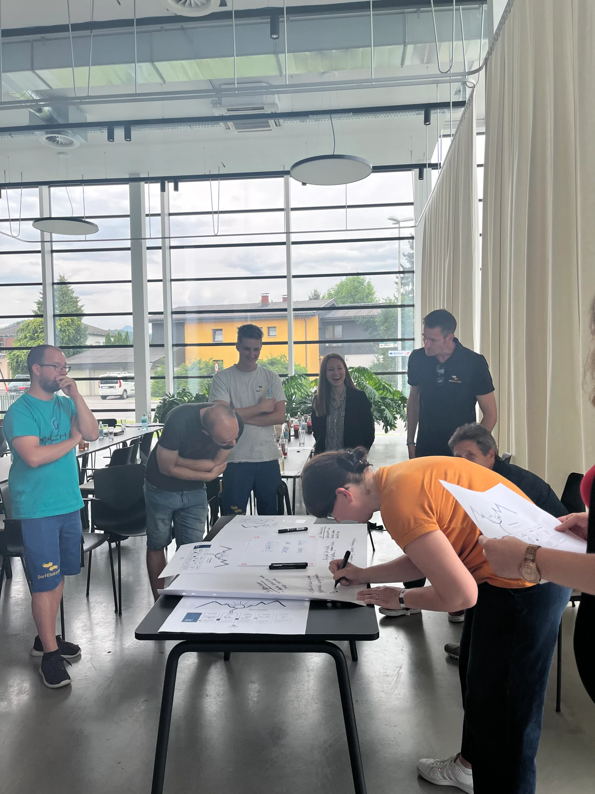 Visionstag 2024 beim Dorfelektriker im Glashaus